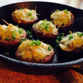 kaokaofood's cooksnap of when they made トースターで！椎茸としらすのおつまみ☆.