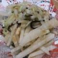 morio28's cooksnap of when they made 大根ときゅうりの塩昆布和え.