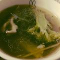 miyabi's cooksnap of when they made ブロッコリーとキクラゲの中華スープ.
