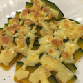 my7033's cooksnap of when they made 簡単！かぼちゃのマヨチーズ焼き♪.