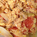 Takire's cooksnap of when they made ツナとトマトの卵とじ.
