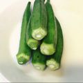 るり菊's cooksnap of when they made オクラの下処理.