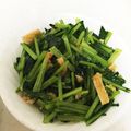 太っちょ花's cooksnap of when they made 小松菜とうすあげで一品☆.