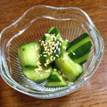 ピンき's cooksnap of when they made ダシダで簡単☆あっさりやみつききゅうり♫.