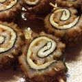 モコモコニャンコ's cooksnap of when they made お弁当に簡単★ちくわマキマキ.