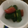 まめのは's cooksnap of when they made さっぱり！トマトときゅうりの和え物.