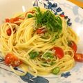 エミィパーティー's cooksnap of when they made 超簡単！しらすとトマトの冷製パスタ☆.