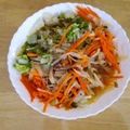 書セラピスト流香's cooksnap of when they made 白菜と人参とサバ味噌煮缶のレンジ蒸し.