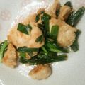 かにゃたろう's cooksnap of when they made ニラとササミのオイマヨ炒め.