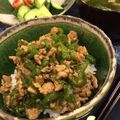 えりもももちゃん's cooksnap of when they made ピーマンとひき肉のどんぶり.