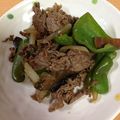さおにゃんこ✨'s cooksnap of when they made 牛肉となすの炒め物.