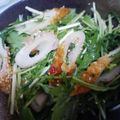 yunatan1211's cooksnap of when they made シャキっ★☆竹輪と水菜のスイートチリ和え.