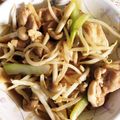 でっこんでる１号's cooksnap of when they made 鶏肉ともやしのオイスター炒め.