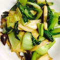 み1046sa's cooksnap of when they made チンゲン菜とエリンギの炒め.