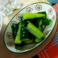 michygel's cooksnap of when they made きゅうりの爽やか浅漬け.