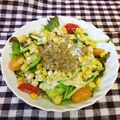 龍青空ママ's cooksnap of when they made 大好き♪納豆サラダ☆.