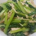 あやかんぱり's cooksnap of when they made レンジで小松菜の煮浸し.