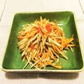 ゆずゴーヤ's cooksnap of when they made 塩トマトで♪きんぴらゴボウ✿.