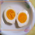 ひトみ's cooksnap of when they made 赤だし味噌と白だしde味玉.