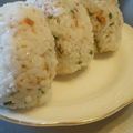 ベリー小紅's cooksnap of when they made 大葉と梅の♪ さっぱり夏のおにぎり.