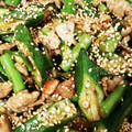 cyasan's cooksnap of when they made 簡単！豚肉とオクラの醤油炒め.