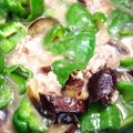 まおるん's cooksnap of when they made 茄子とﾋﾟｰﾏﾝと豚肉＊º香り味噌炒め.