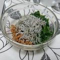hozunyam's cooksnap of when they made モロヘイヤしらす入り納豆.