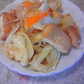 のじまさん's cooksnap of when they made 厚揚げとキャベツとえのきだけのマヨ炒め.