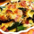 ゆうこちレシピ's cooksnap of when they made ＊オクラと茄子のマヨチーズ焼き＊.
