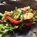 あじゅらっと's cooksnap of when they made 柔らかささみとゴーヤの醤油炒め.