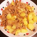 クックT11OKF☆'s cooksnap of when they made じゃが芋のひき肉てりやき.