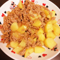クックT11OKF☆'s cooksnap of when they made じゃが芋のひき肉てりやき.