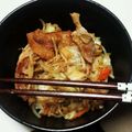 ぽにょ0115's cooksnap of when they made タモリさんの生姜焼きレシピで豚丼.