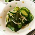 まぐゆ's cooksnap of when they made ちりめんじゃこ･きゅうり･わかめの酢の物.