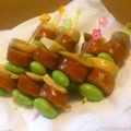 ＴＯＭＯ太郎's cooksnap of when they made ウインナー、エリンギ、枝豆の楊枝串♪.