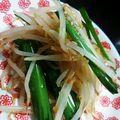 macky_'s cooksnap of when they made もやしとニラのやみつきナムル.