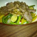 lego9's cooksnap of when they made 豚のヒレ肉と夏野菜のソテー.