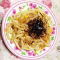 あざらしの赤ちゃん's cooksnap of when they made 釜玉焼きうどん.