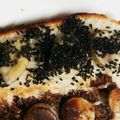 eiyoushi's cooksnap of when they made カルピスソフト黒胡麻ばななトースト.