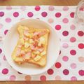 なぎさ▽▲'s cooksnap of when they made ピザ風盛り付けフレンチトースト.