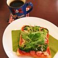 マイポ☆'s cooksnap of when they made 忙しい朝のお助け！トースターdeピザパン.