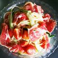 みやこはるか's cooksnap of when they made アスパラと生ハムのトマトたらこ冷製パスタ.