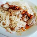 gokyu's cooksnap of when they made 茹で鳥と食べるラー油のそうめん!.