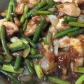 kazDADA's cooksnap of when they made 鶏肉とにんにくの芽のXO醤炒め.