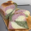 ☆★ゆん☆★'s cooksnap of when they made お気に入り3色食パン.