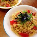 †かなたろう†'s cooksnap of when they made 混ぜるだけ♪トマトとゴマの冷製パスタ.