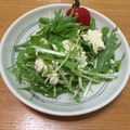 おいくちゃん1207's cooksnap of when they made ♪超超簡単♪水菜とお豆腐のサラダ.
