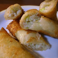 くにけん's cooksnap of when they made ポロねぎとエビのサクサク春巻き.