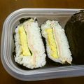 りこまこせいやのパパ's cooksnap of when they made ジャンボンフロマージュ＆バターおにぎらず.