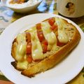 ローズレース's cooksnap of when they made 朝食フレッシュトマトのツナマヨトースト☆.